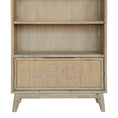 Load image into Gallery viewer, Lola Bookshelf Bookcase 4 Tier Drawers Solid Acacia Timber Wood - Brown
