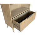 Load image into Gallery viewer, Lola Bookshelf Bookcase 4 Tier Drawers Solid Acacia Timber Wood - Brown
