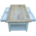 Load image into Gallery viewer, Lavasa Coffee Table 130cm 4 Drawers Solid Mango Wood Modern Farmhouse Furniture
