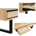 Load image into Gallery viewer, Aconite Coffee Table 120cm 2 Drawers Solid Messmate Timber Wood - Natural
