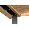 Load image into Gallery viewer, Aconite Dining Table 180cm Solid Messmate Timber Wood Black Metal Leg - Natural
