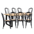 Load image into Gallery viewer, Aconite 9pc 210cm Dining Table Set 8 Arched Back Chair Solid Messmate Timber
