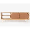 Load image into Gallery viewer, Martina ETU Entertainment TV Unit 147cm Solid Mango Wood Rattan Furniture
