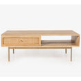 Load image into Gallery viewer, Martina Coffee Table 115cm Solid Mango Timber Wood Rattan Furniture
