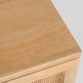 Load image into Gallery viewer, Bondi Bedside Table 2 Drawer Storage Cabinet Solid Mango Wood Rattan
