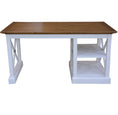 Load image into Gallery viewer, Beechworth Study Computer Desk 150cm Office Executive Table Pine Wood - Grey
