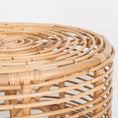Load image into Gallery viewer, Lilac 61cm Rattan Round Side Table - Natural
