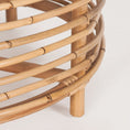 Load image into Gallery viewer, Tyler 61cm Rattan Round Side Table -
