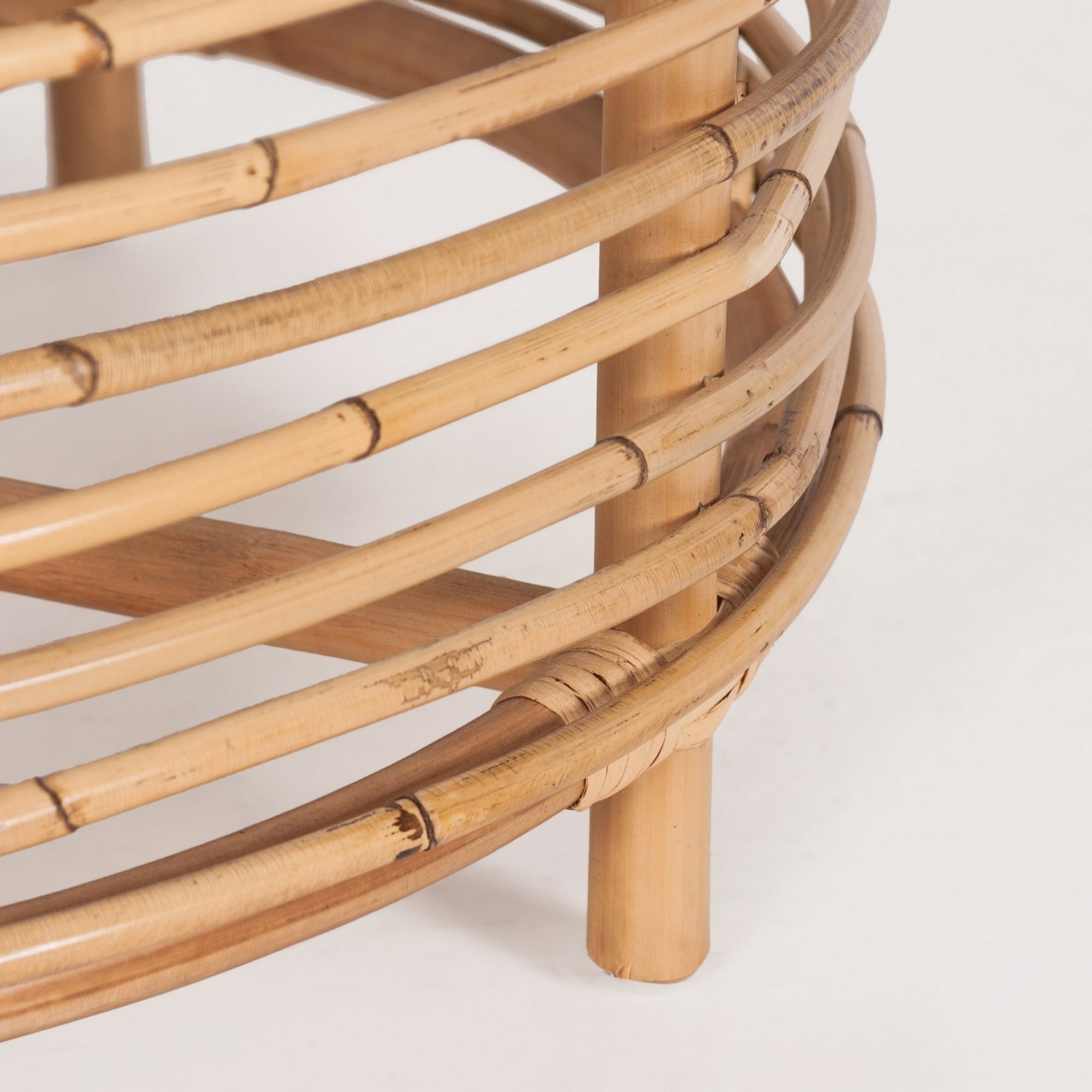 Tyler 61cm Rattan Round Side Table -