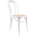 Load image into Gallery viewer, Tori Arched Back Dining Chair 2 Set Solid Elm Timber Wood Rattan Seat - White
