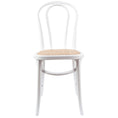 Load image into Gallery viewer, Tori Arched Back Dining Chair 2 Set Solid Elm Timber Wood Rattan Seat - White
