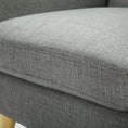 Load image into Gallery viewer, Scandinavian Seater Fabric Upholstered Sofa Armchair Lounge Dane Couch - Mid Grey
