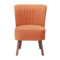 Load image into Gallery viewer, Drew 1 Seater Sofa Accent Chair Fabric Uplholstered Lounge Couch - Orange
