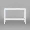 Load image into Gallery viewer, Jasmine Console Hallway Entry Table 110cm Mindi Timber Wood Rattan  - White
