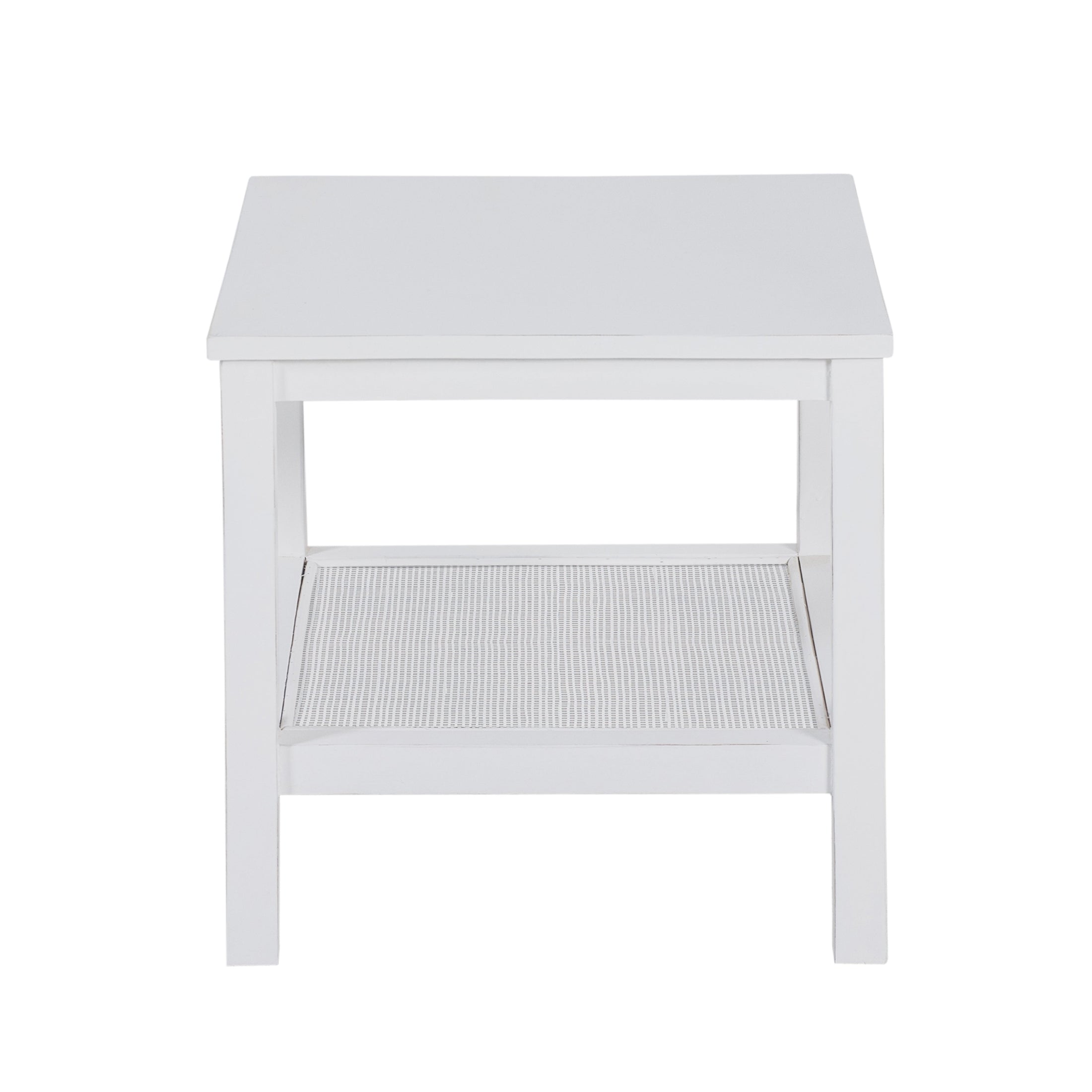 Lilly Coffee Side Table Laptop Desk Bedside Sofa End Tables Mindi Wood - White