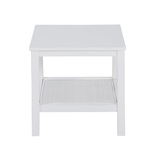 Lilly Coffee Side Table Laptop Desk Bedside Sofa End Tables Mindi Wood - White