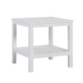 Load image into Gallery viewer, Lilly Coffee Side Table Laptop Desk Bedside Sofa End Tables Mindi Wood - White
