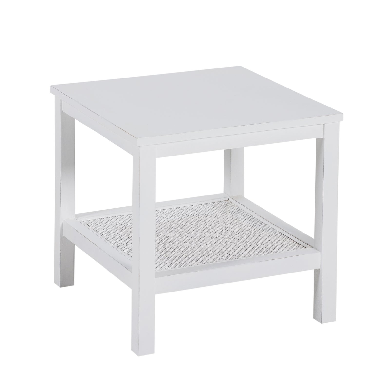 Lilly Coffee Side Table Laptop Desk Bedside Sofa End Tables Mindi Wood - White