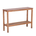 Load image into Gallery viewer, Jasmine Console Hallway Entry Table 110cm Mindi Timber Wood Rattan  - Brown
