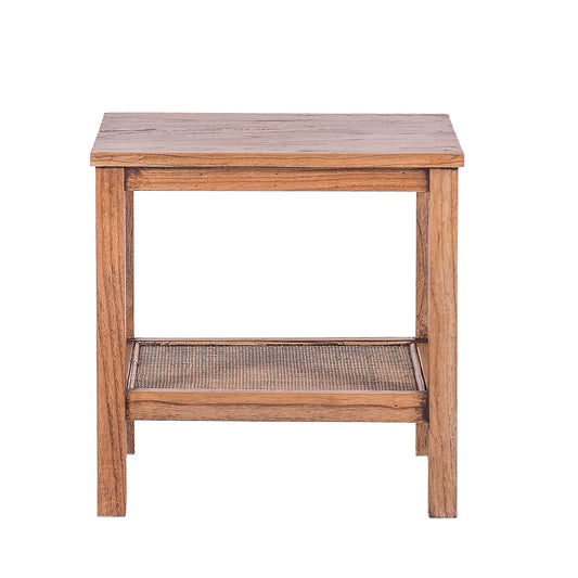 Lilly Coffee Side Table Laptop Desk Bedside Sofa End Tables Mindi Wood - Brown