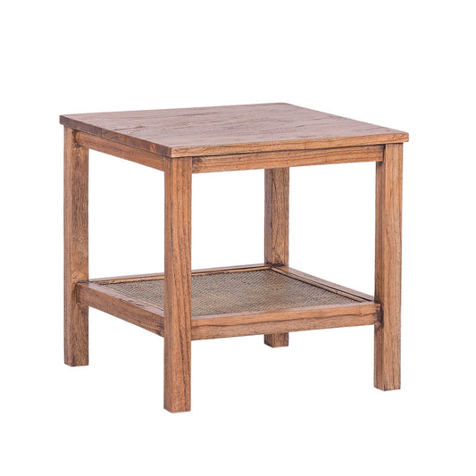 Lilly Coffee Side Table Laptop Desk Bedside Sofa End Tables Mindi Wood - Brown