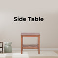Load image into Gallery viewer, Lilly Coffee Side Table Laptop Desk Bedside Sofa End Tables Mindi Wood - Brown
