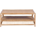 Load image into Gallery viewer, Earthy 110cm Rattan Cane Coffee Table - Natural

