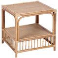 Load image into Gallery viewer, Aldan 51cm Rattan Cane Side Sofa End Lamp Table -

