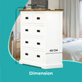Load image into Gallery viewer, Orville Tallboy 5 Chest of Drawers Solid Wood Storage Cabinet - Multi Color
