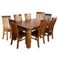 Load image into Gallery viewer, Teasel Dining Table 210cm Solid Pine Timber Wood Furniture - Rustic Oak
