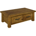 Load image into Gallery viewer, Teasel Coffee Table 140cm Solid Pine Timber Wood - Rustic Oak
