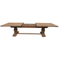 Load image into Gallery viewer, Gloriosa Dining Table 258-348cm Extendable Pedestal Mango Wood - Honey Wash

