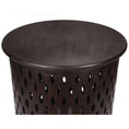 Load image into Gallery viewer, Pansy  Wooden Round 50cm Side Table Sofa End Tables - Brown
