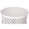 Load image into Gallery viewer, Pansy  Wooden Round 80cm Coffee Table - White

