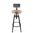 Load image into Gallery viewer, 2x Vintage Industrial Rustic Bar Stool Kitchen Stool Swivel Chair Counter Height
