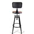 Load image into Gallery viewer, 2x Vintage Industrial Rustic Bar Stool Kitchen Stool Swivel Chair Counter Height

