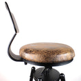 Load image into Gallery viewer, 2x Vintage Industrial Rustic Bar Stool Kitchen Stool Swivel Chair Counter Height

