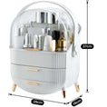 Load image into Gallery viewer, Make up Organizers Storage Vanity Cosmetics Skincare Display Cases Countertop Bathroom Gifts for Women
