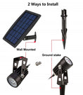 Load image into Gallery viewer, Solar LED Spotlights – Four Adjustable Heads
