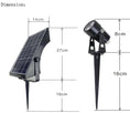 Load image into Gallery viewer, Solar LED Spotlights – Four Adjustable Heads
