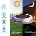 Load image into Gallery viewer, Solar Deck Lights in Warm White- 4 in One Pack
