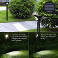 Load image into Gallery viewer, Solar Garden Lights with Spike - Motion Sensor - Two in One package
