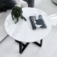 Load image into Gallery viewer, Interior Ave - Sienna Marble Stone Top Side Table

