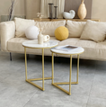 Load image into Gallery viewer, Interior Ave - Nala Gold Nested Side Table Set
