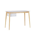Load image into Gallery viewer, Oslo Desk with Drawer in White & Natural
