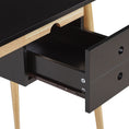 Load image into Gallery viewer, Oslo Desk with Drawer in Black & Natural
