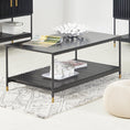 Load image into Gallery viewer, Java Coffee Table In Matte Black
