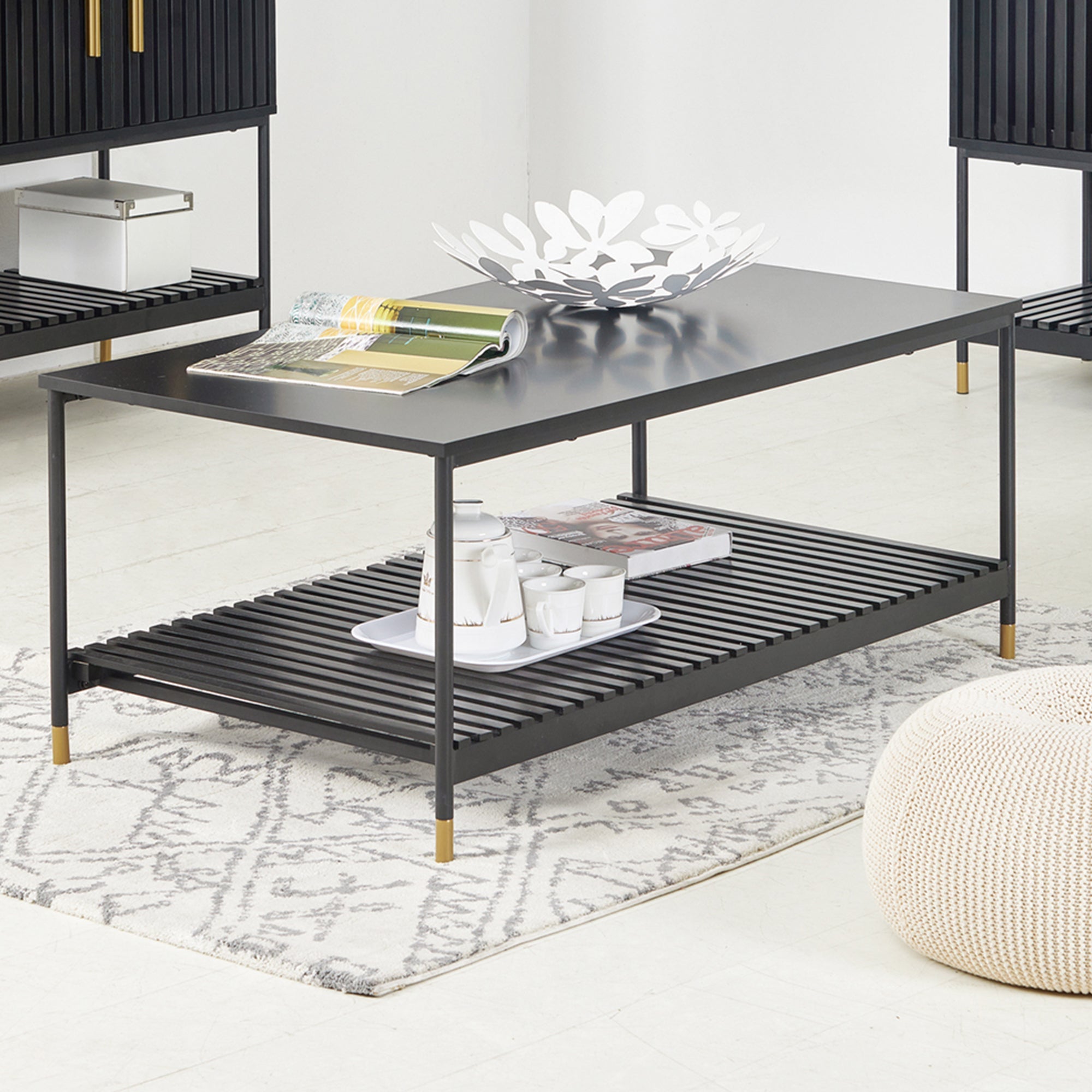 Java Coffee Table In Matte Black