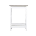 Load image into Gallery viewer, Coastal Side Table in White and Grey
