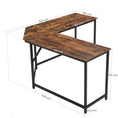 Load image into Gallery viewer, VASAGLE L-Shaped Computer Desk, Corner Desk for Study, Home Office, Gaming 149 x 149 x 75 cm
